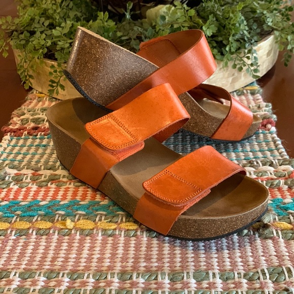 Eric Michael Shoes - Lola Sabbia for Eric Michael Sandals Orange 39/8